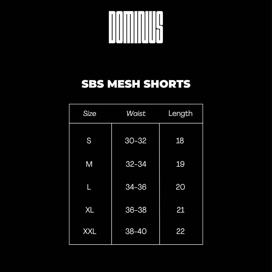 SBS MESH SHORTS