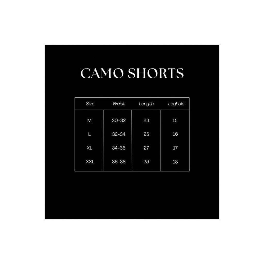 PISTA CAMO CARGO SHORTS