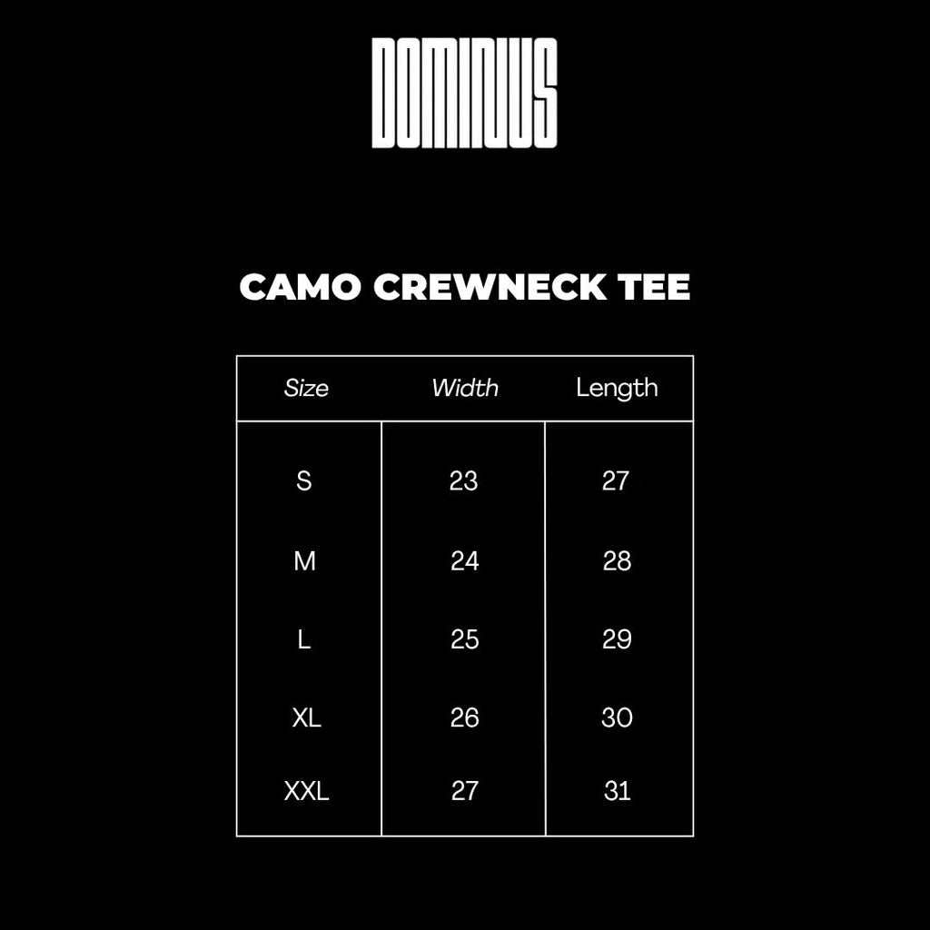 CAMO CREWNECK TEE
