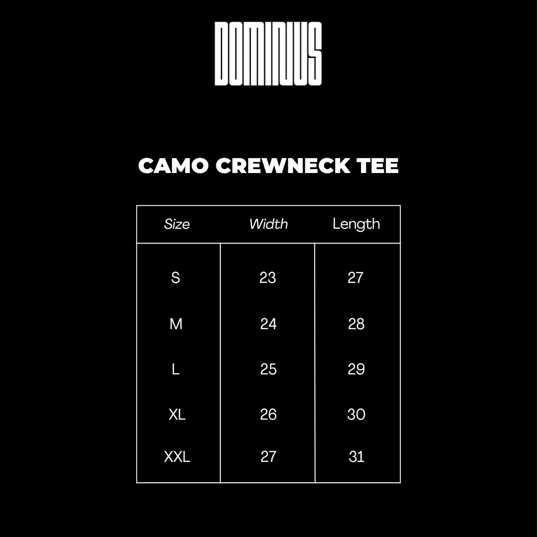 CAMO CREWNECK TEE