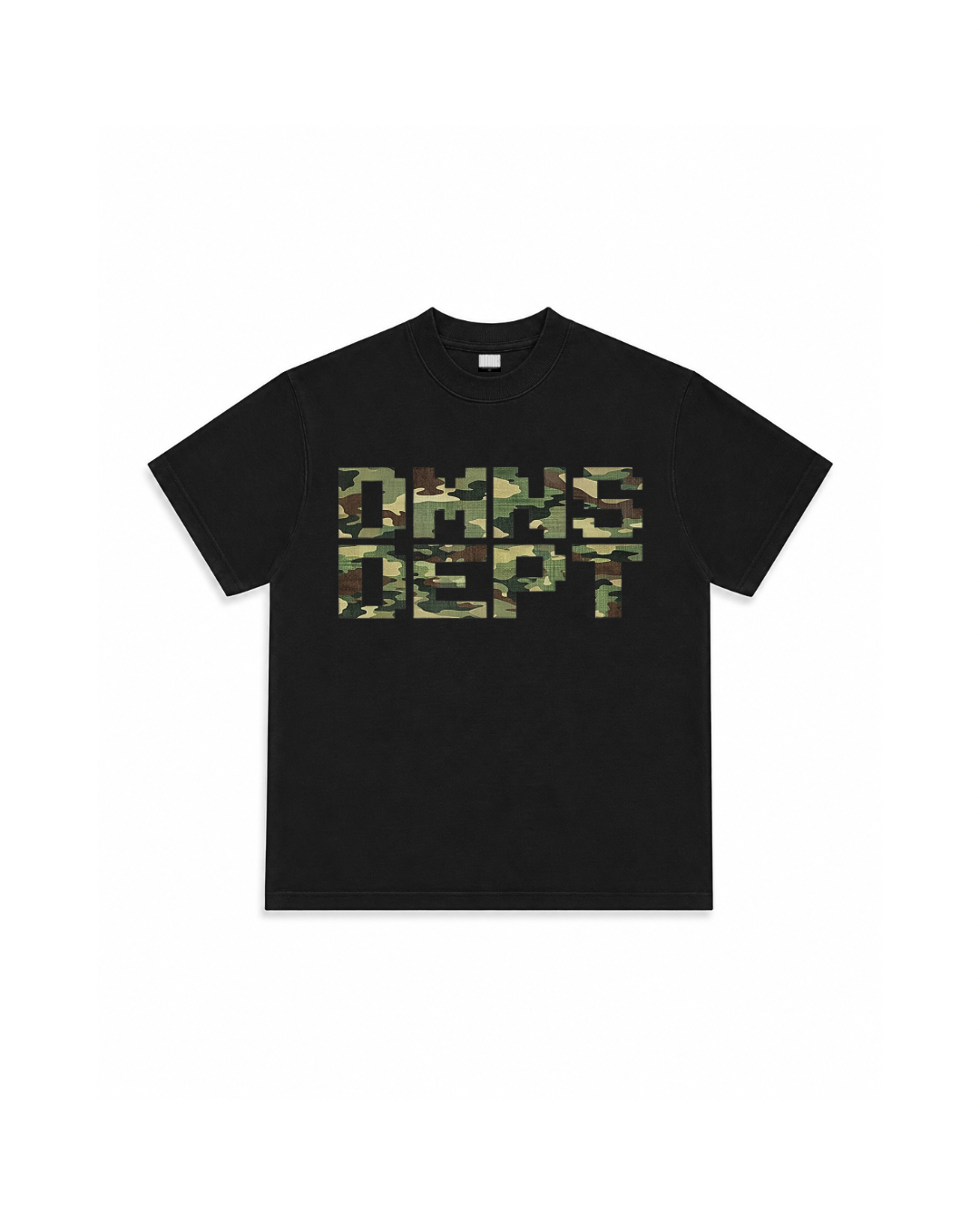 CAMO CREWNECK T-SHIRT