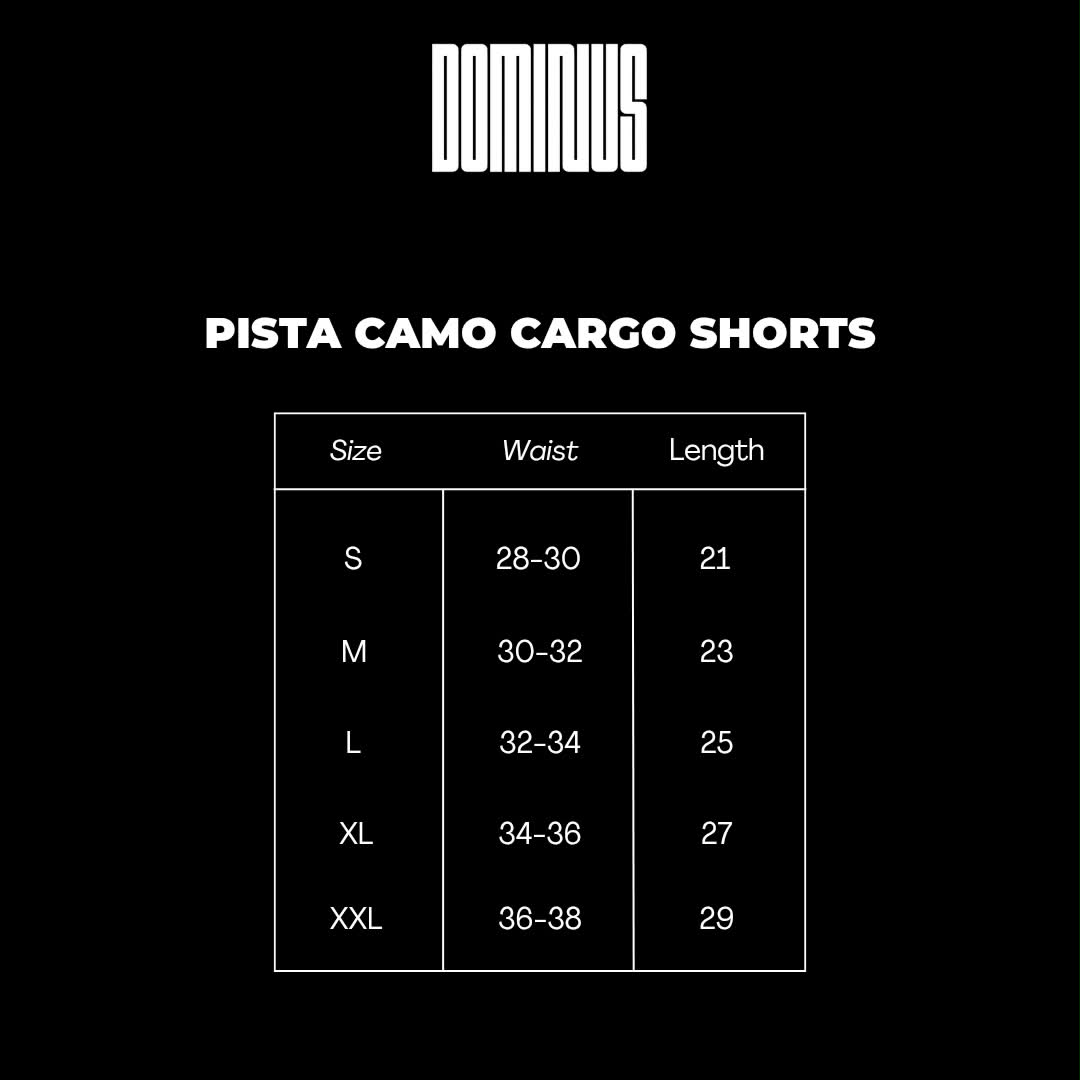PISTA CAMO CARGO SHORTS